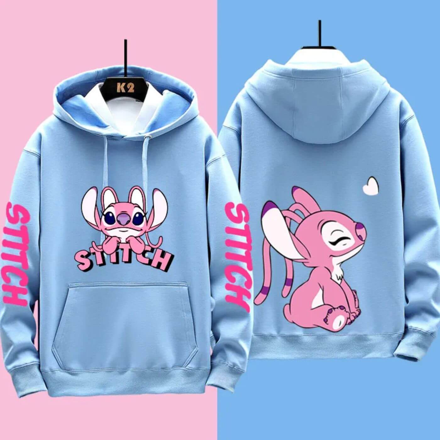 Bequemer Disney Stitch Kapuzenpullover