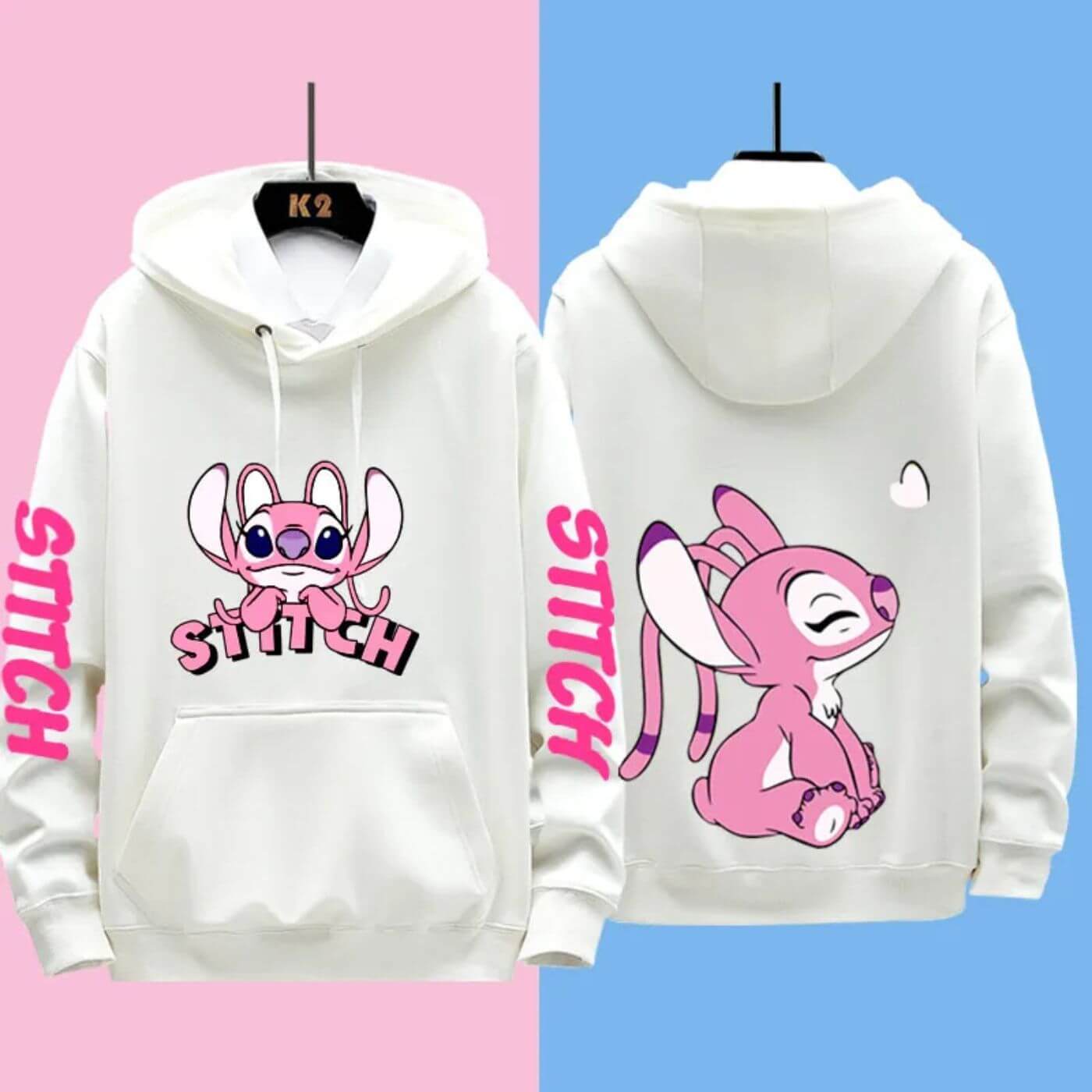 Bequemer Disney Stitch Kapuzenpullover