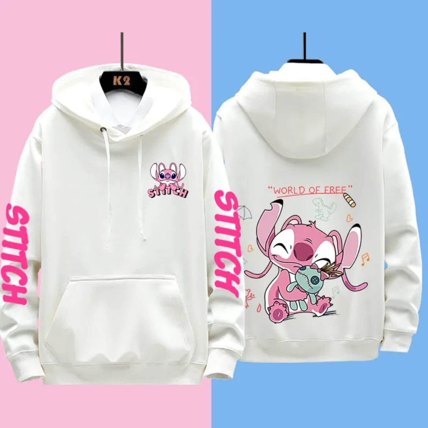 Bequemer Disney Stitch Kapuzenpullover