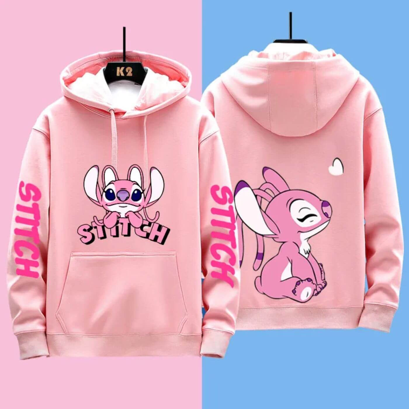 Bequemer Disney Stitch Kapuzenpullover