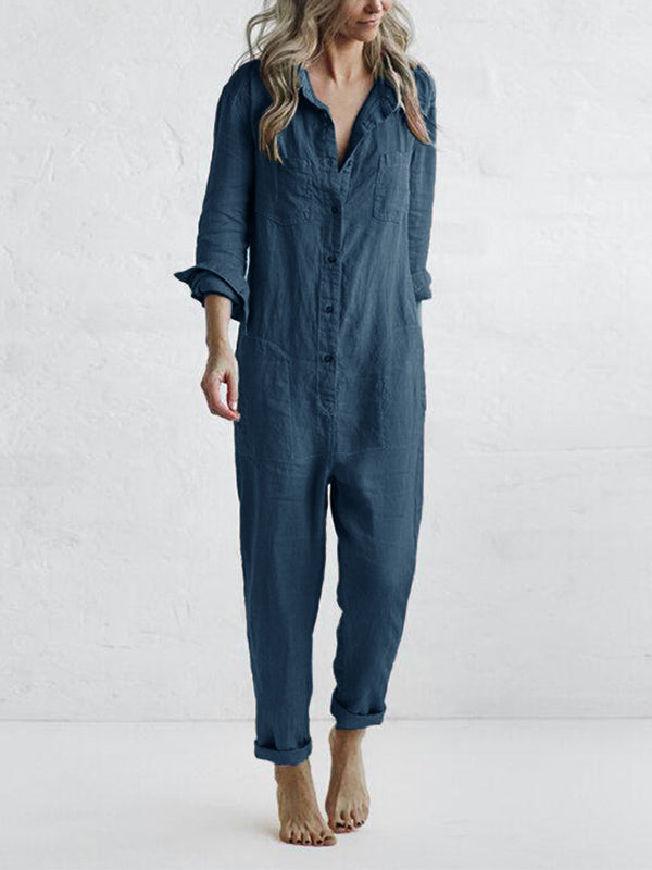 Sydney Langarm-Jumpsuit