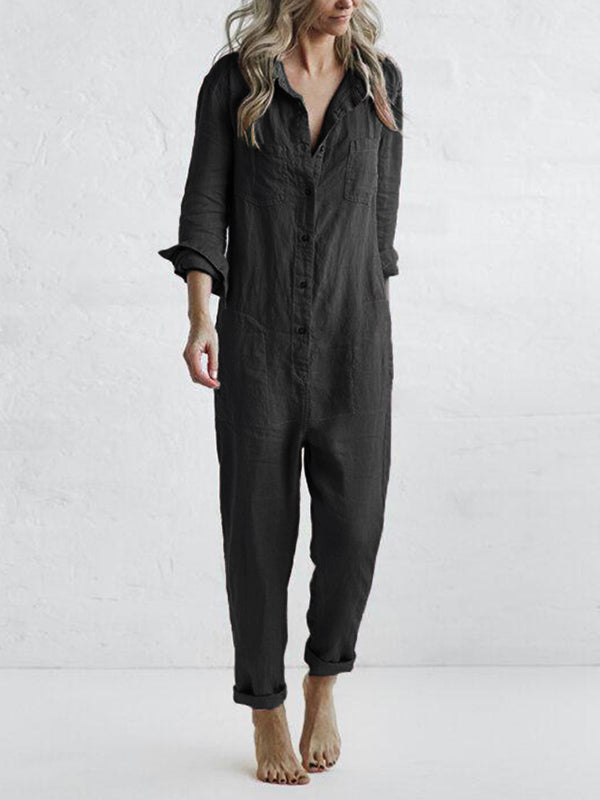 Sydney Langarm-Jumpsuit
