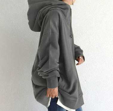 Damen-Hoodie mit Reißverschluss - Herbst/Winter