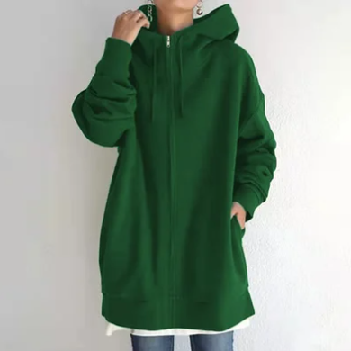 Damen-Hoodie mit Reißverschluss - Herbst/Winter