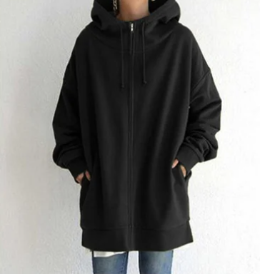 Damen-Hoodie mit Reißverschluss - Herbst/Winter