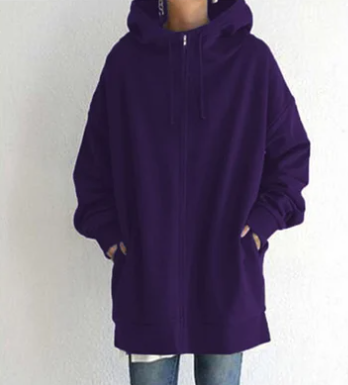Damen-Hoodie mit Reißverschluss - Herbst/Winter