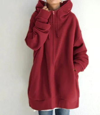 Damen-Hoodie mit Reißverschluss - Herbst/Winter