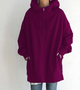 Damen-Hoodie mit Reißverschluss - Herbst/Winter