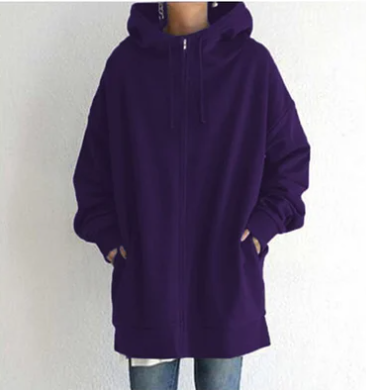 Damen-Hoodie mit Reißverschluss - Herbst/Winter