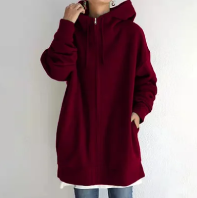 Damen-Hoodie mit Reißverschluss - Herbst/Winter