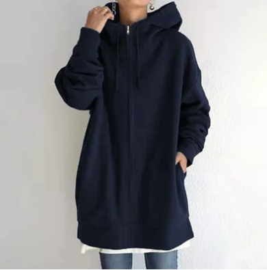 Damen-Hoodie mit Reißverschluss - Herbst/Winter
