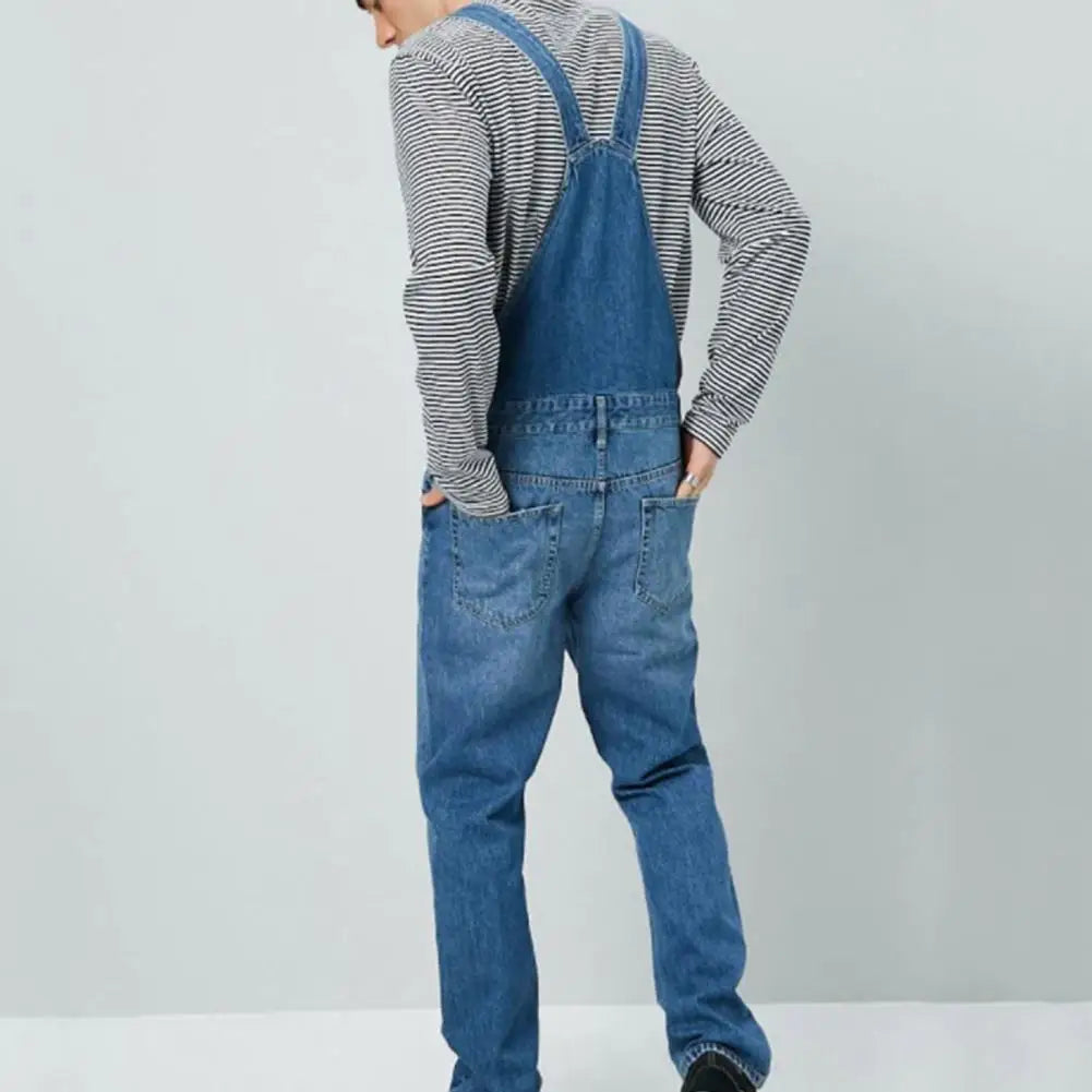 Herren Denim Jumpsuit