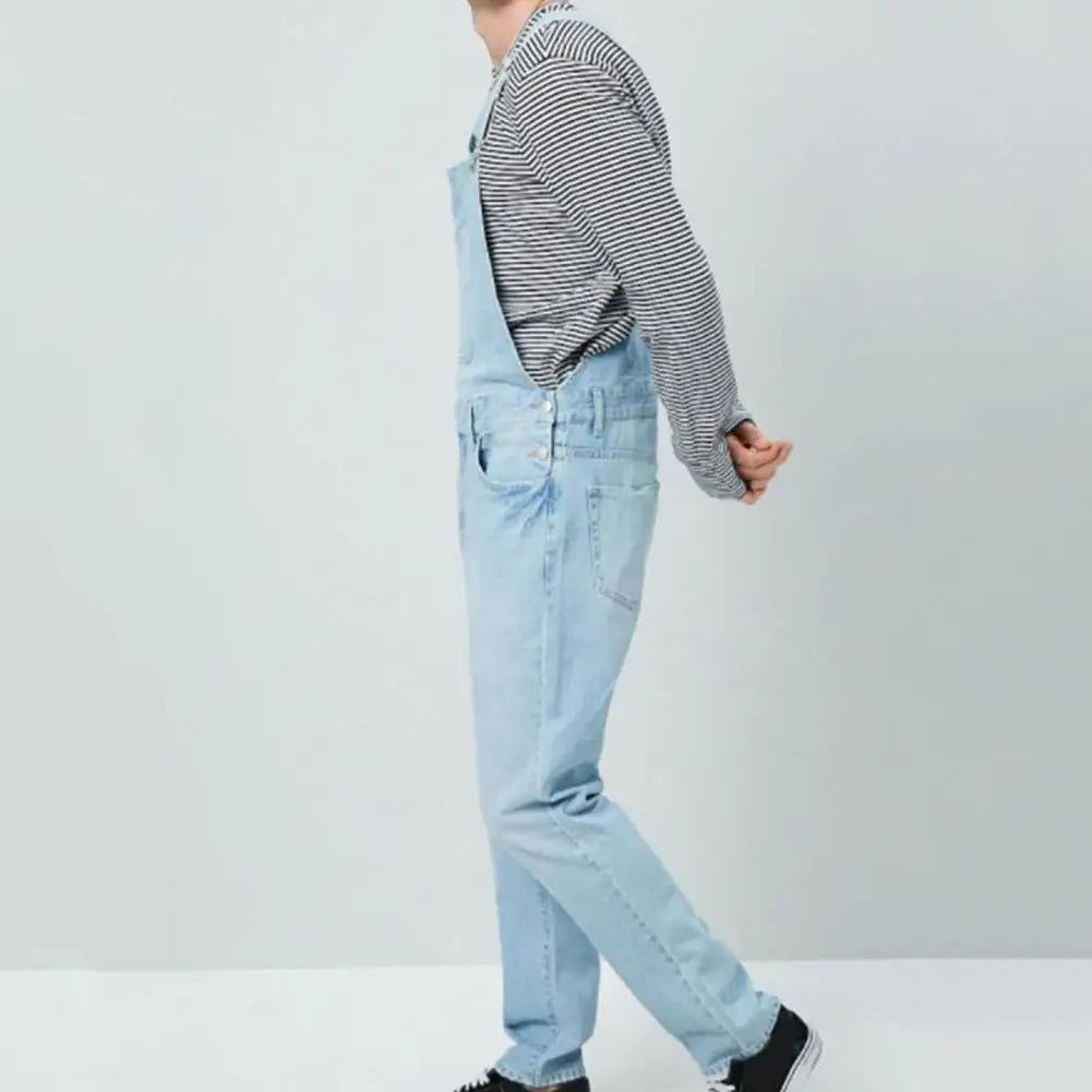 Herren Denim Jumpsuit