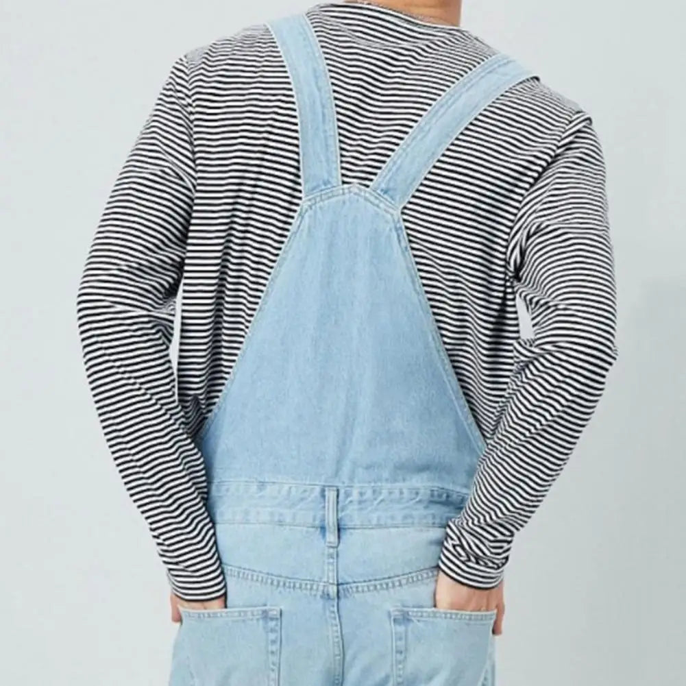 Herren Denim Jumpsuit