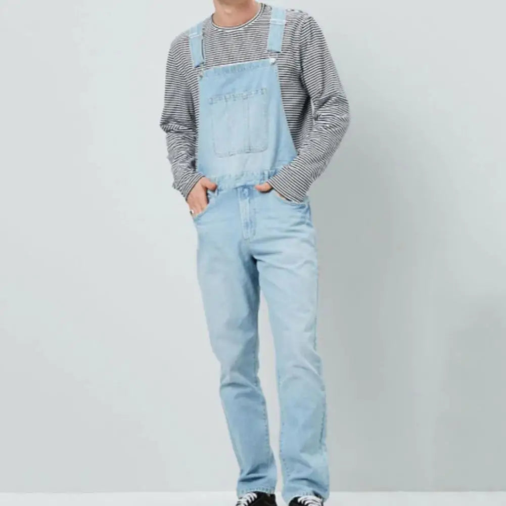 Herren Denim Jumpsuit
