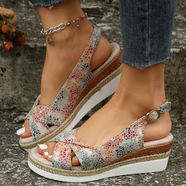 Orthopädische Keilsandalen für Damen