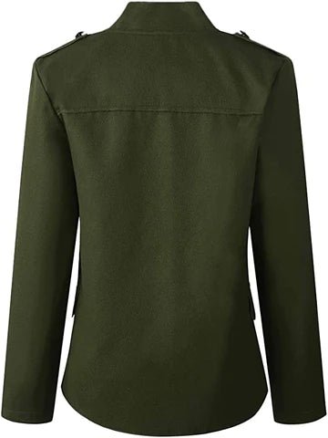 Damenblazer mit Stehkragen - Elegantes Übergangsjacket