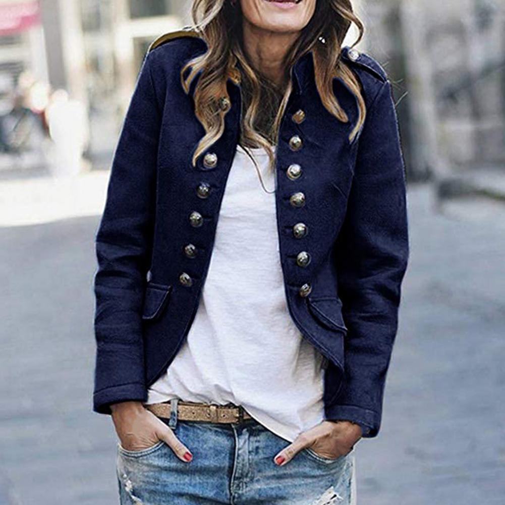 Damenblazer mit Stehkragen - Elegantes Übergangsjacket