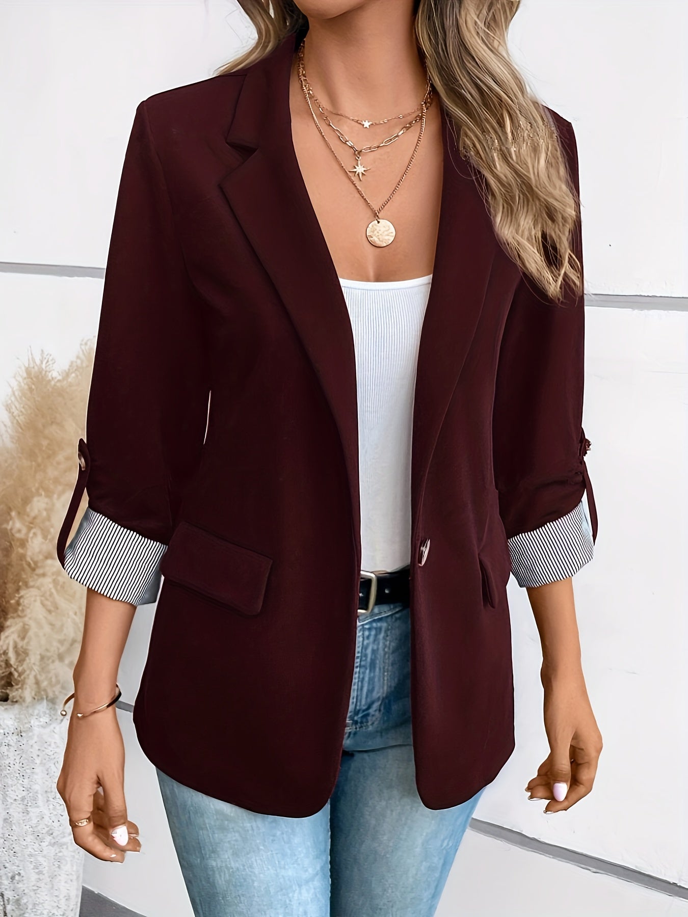Eleganter Damen-Business-Longblazer