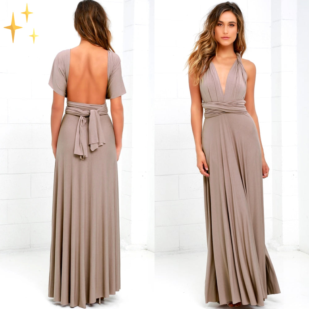 Elegantes Baumwoll-Wickelkleid für den Sommer