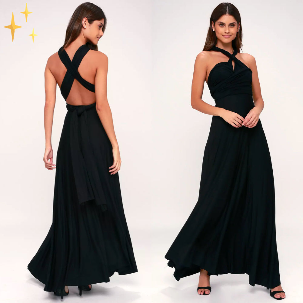 Elegantes Baumwoll-Wickelkleid für den Sommer