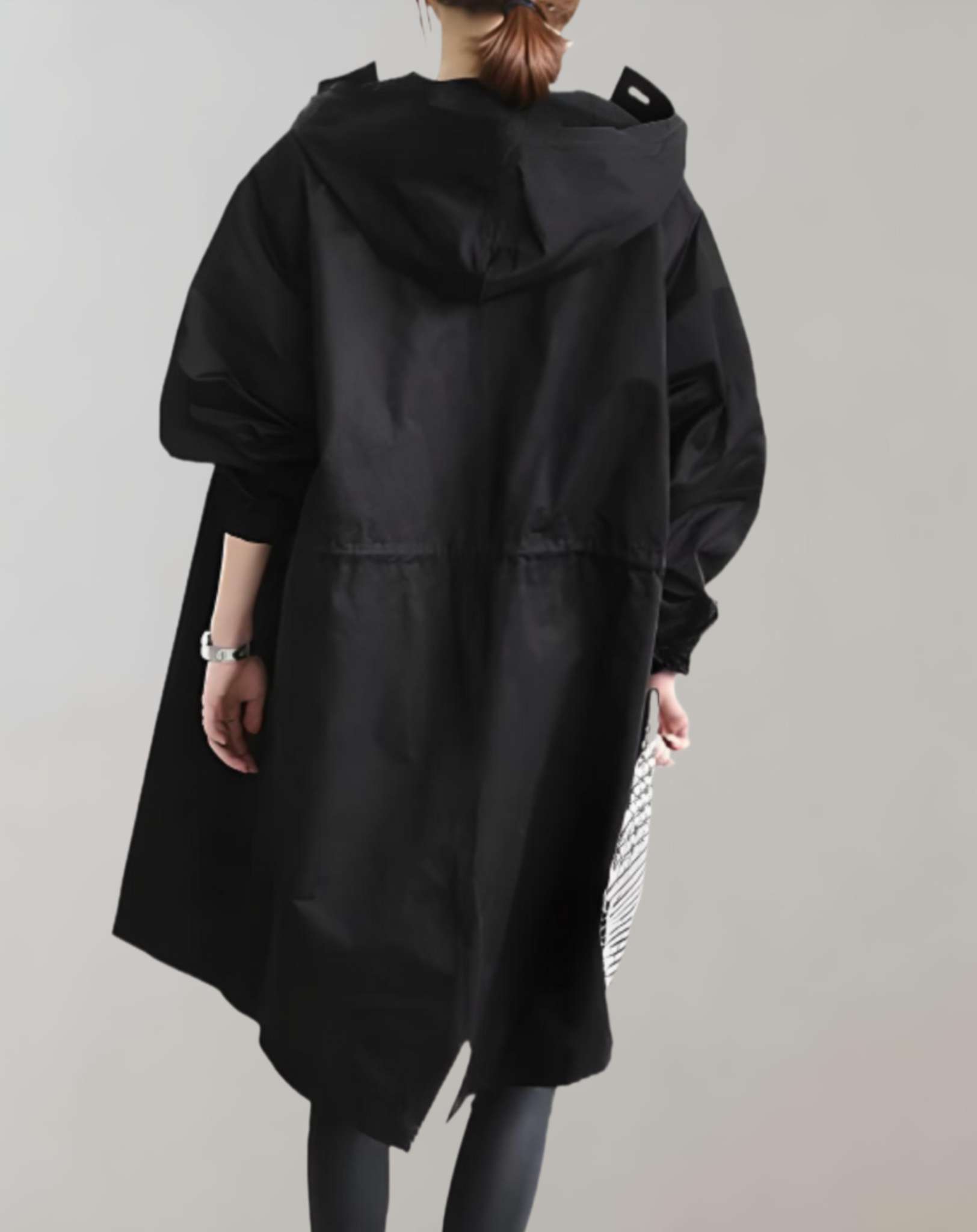 Wasserfester Kapuzen-Trenchcoat - Warm & Stilvoll