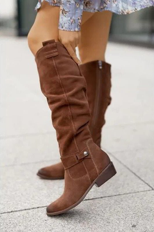 Modischer Damen-Stiefel mit rutschfester Sohle