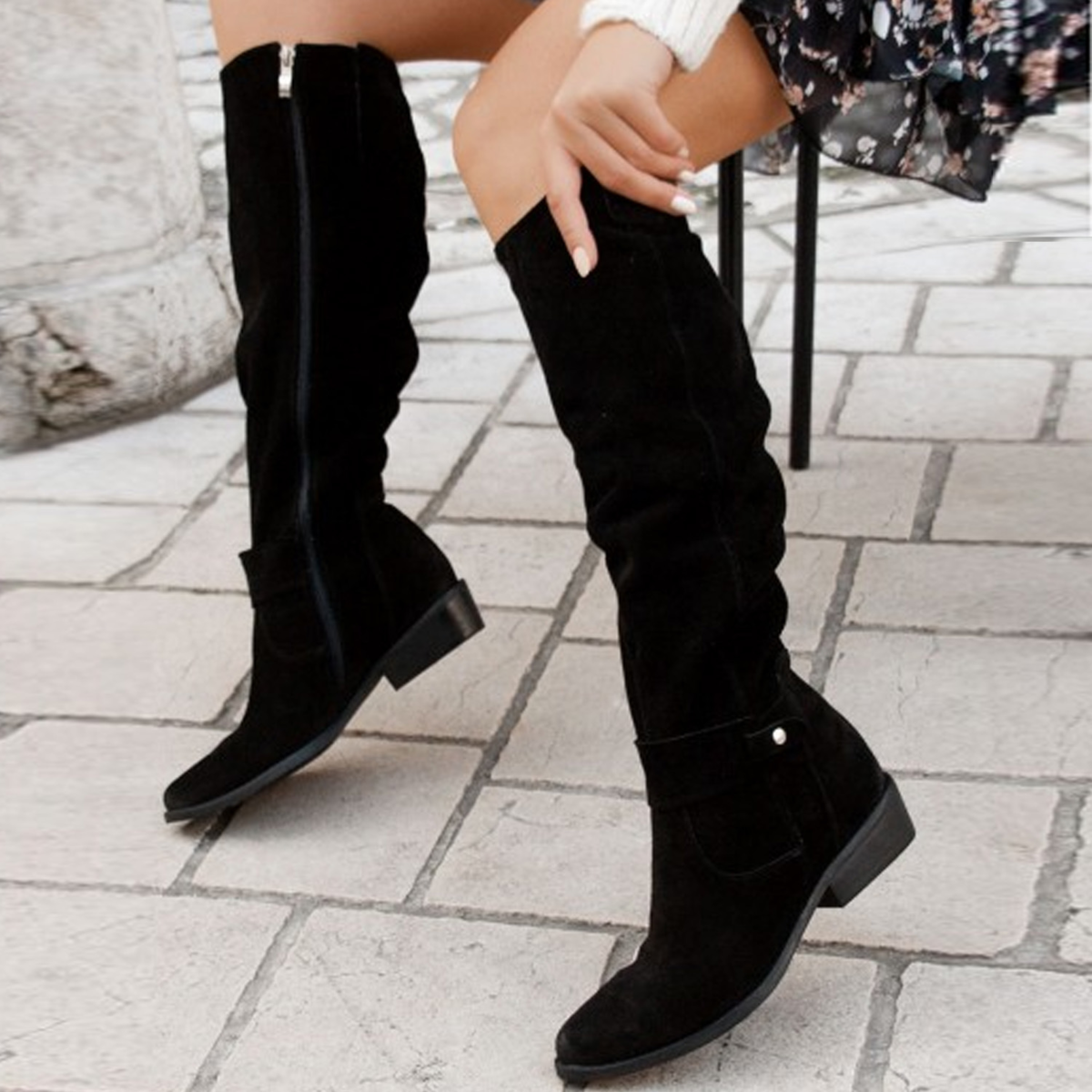 Modischer Damen-Stiefel mit rutschfester Sohle