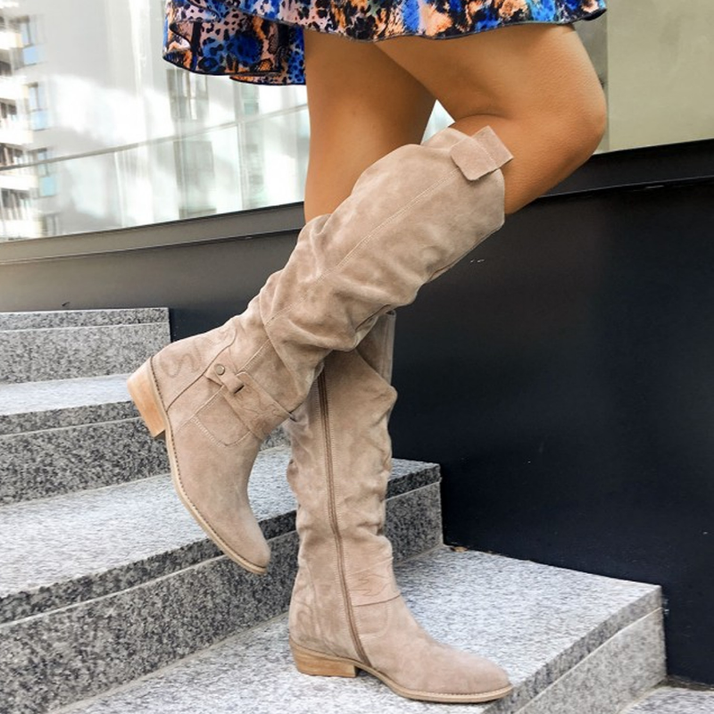 Modischer Damen-Stiefel mit rutschfester Sohle