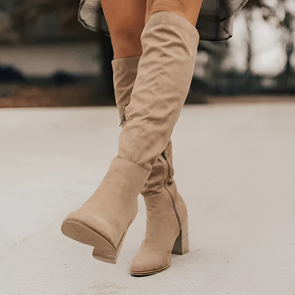 Modischer Damen-Stiefel mit rutschfester Sohle