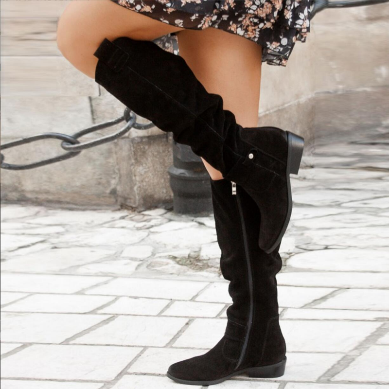 Modischer Damen-Stiefel mit rutschfester Sohle