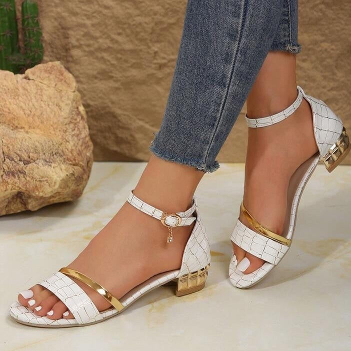 Damen Orthopädische Sommersandalen mit Komfortfußbett