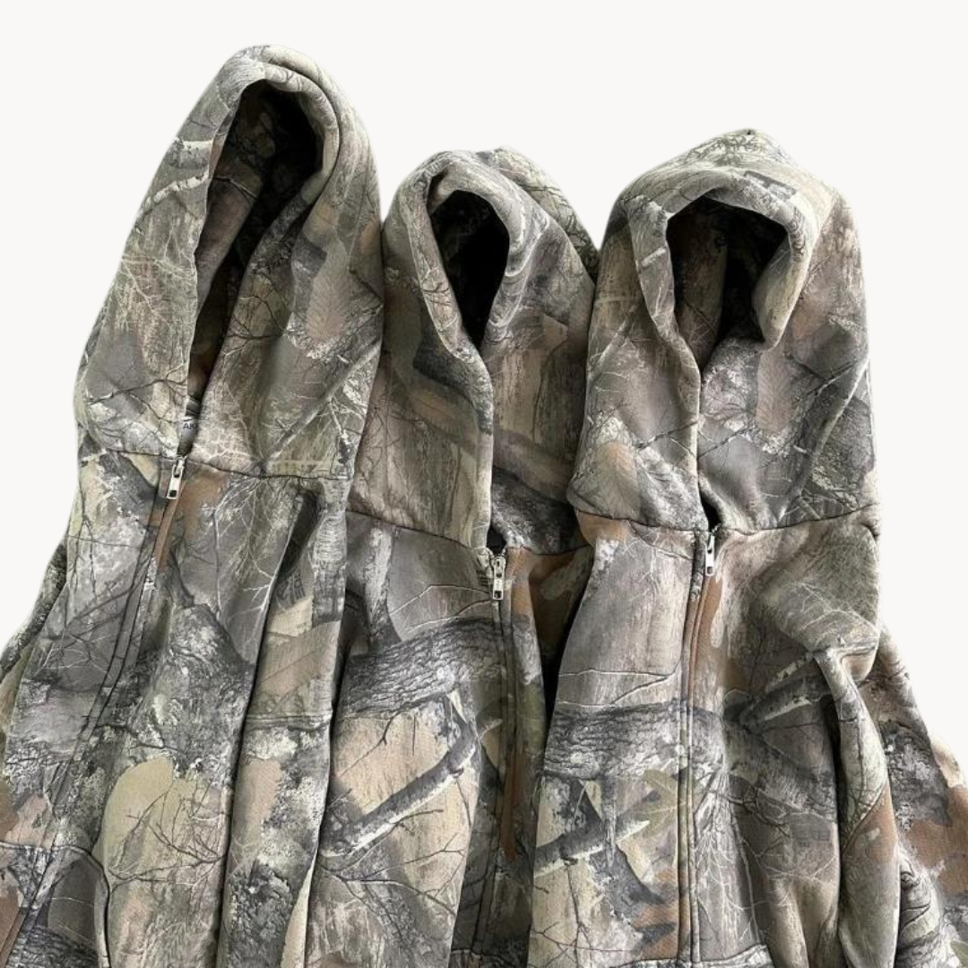 Oversize Kapuzenpullover Camo: Komfort und stylischer Look