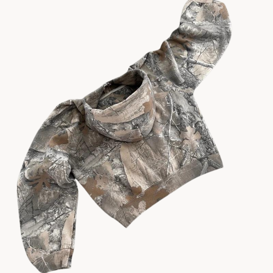 Oversize Kapuzenpullover Camo: Komfort und stylischer Look