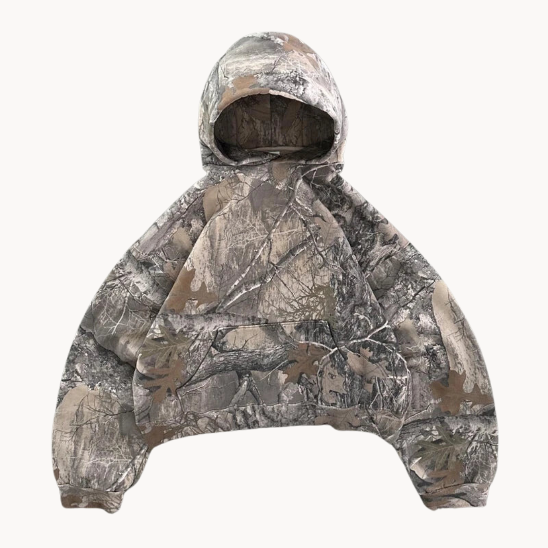 Oversize Kapuzenpullover Camo: Komfort und stylischer Look
