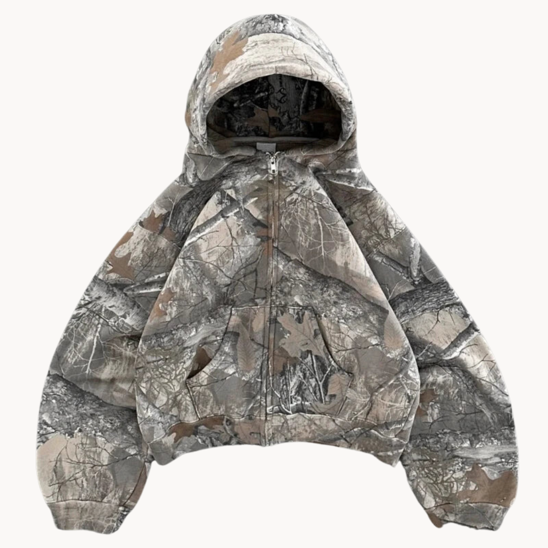 Oversize Kapuzenpullover Camo: Komfort und stylischer Look
