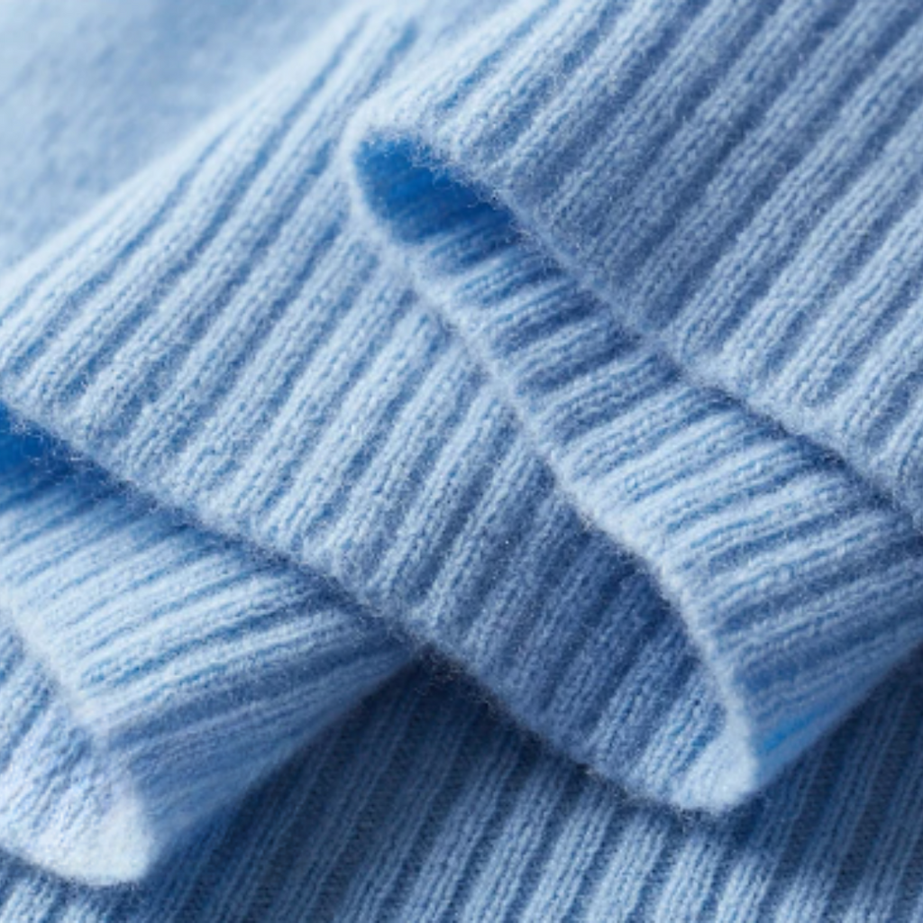 Leichte Kaschmir Strickjacke mit V-Ausschnitt