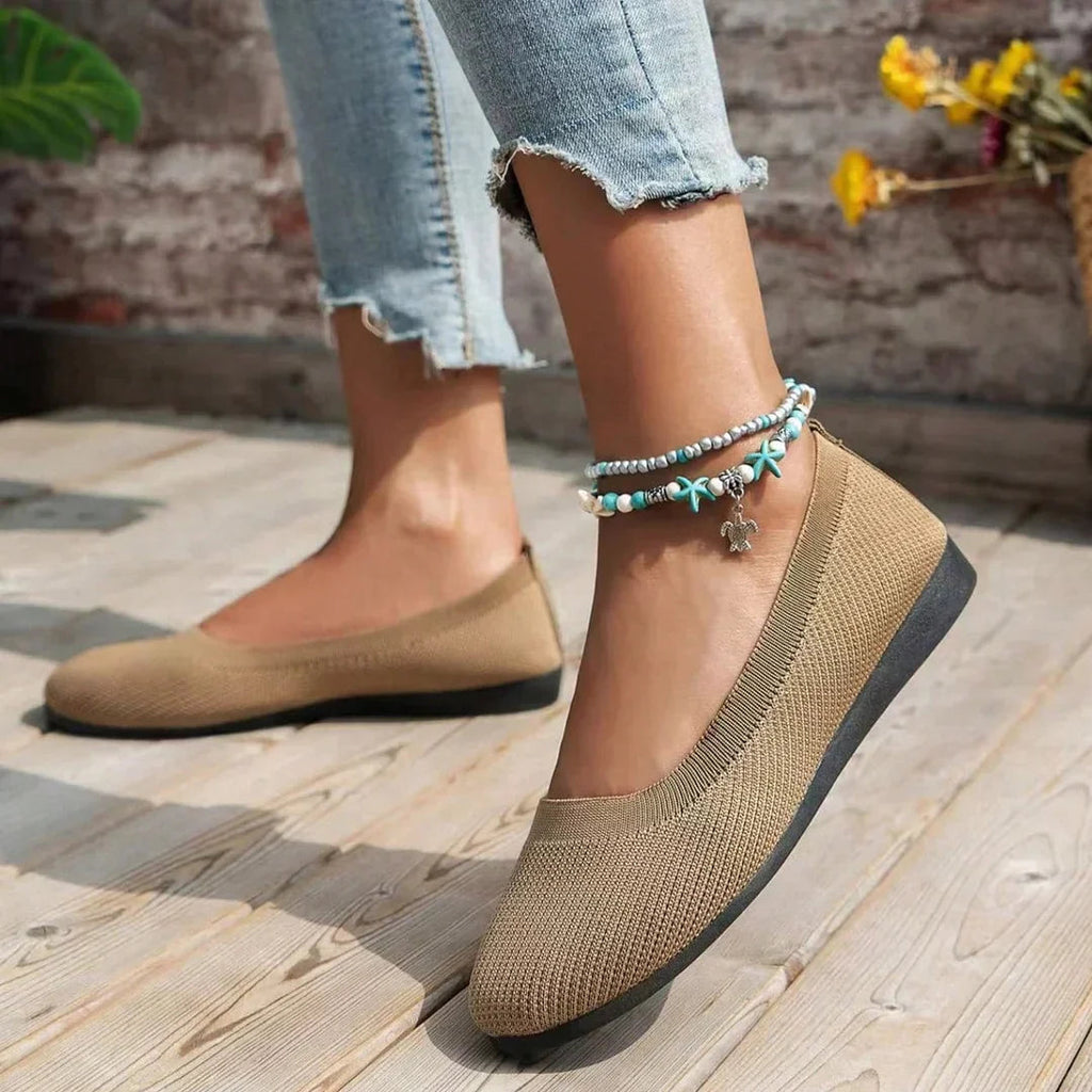 Orthopädische Damen-Sandalen: Flache Loafers für optimalen Komfort