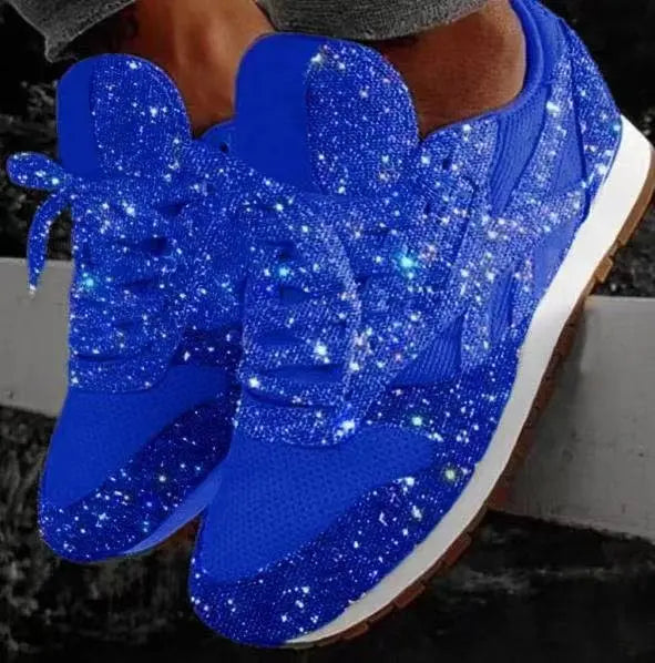 Glitzersneaker mit Pailletten - bequeme Trendschuhe