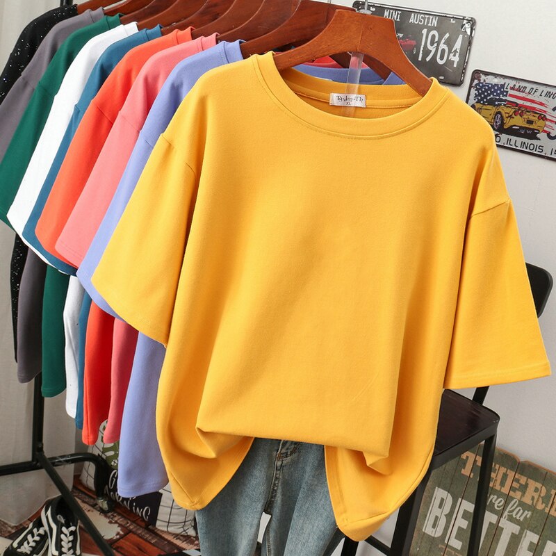 Damen Plus-Size T-Shirt aus Baumwolle