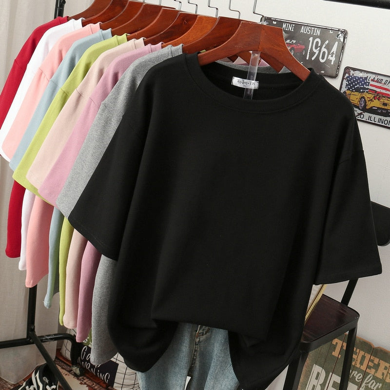 Damen Plus-Size T-Shirt aus Baumwolle