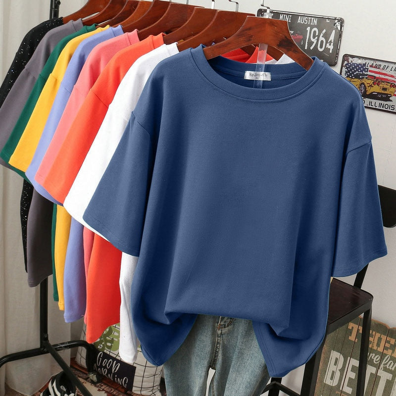 Damen Plus-Size T-Shirt aus Baumwolle