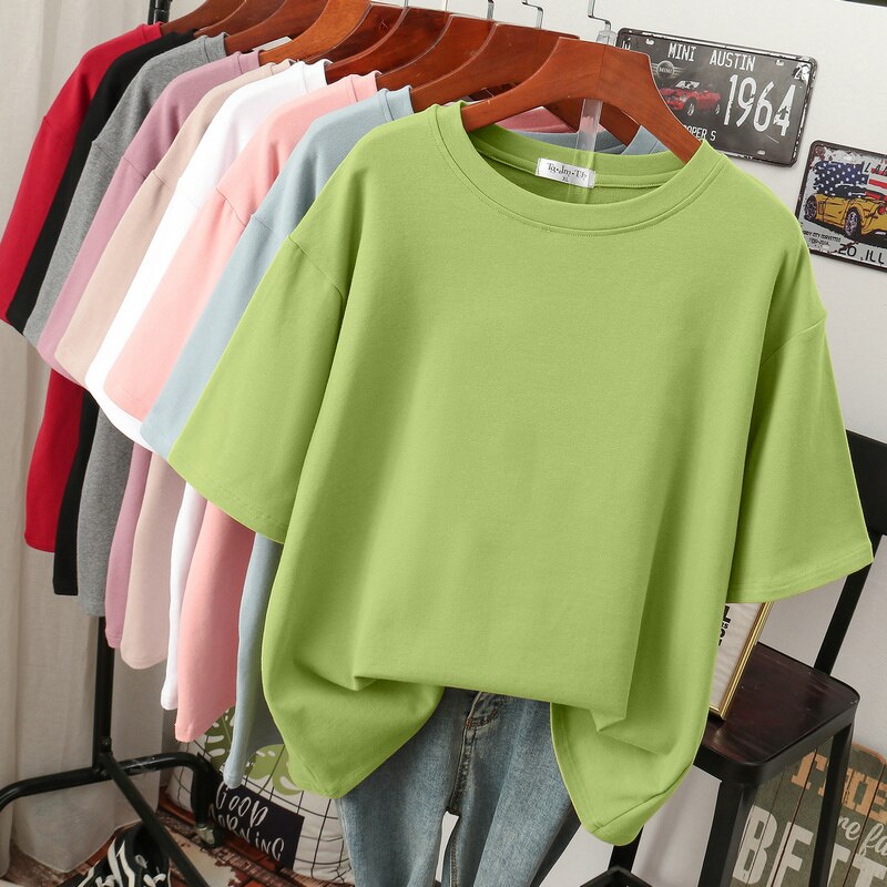 Damen Plus-Size T-Shirt aus Baumwolle
