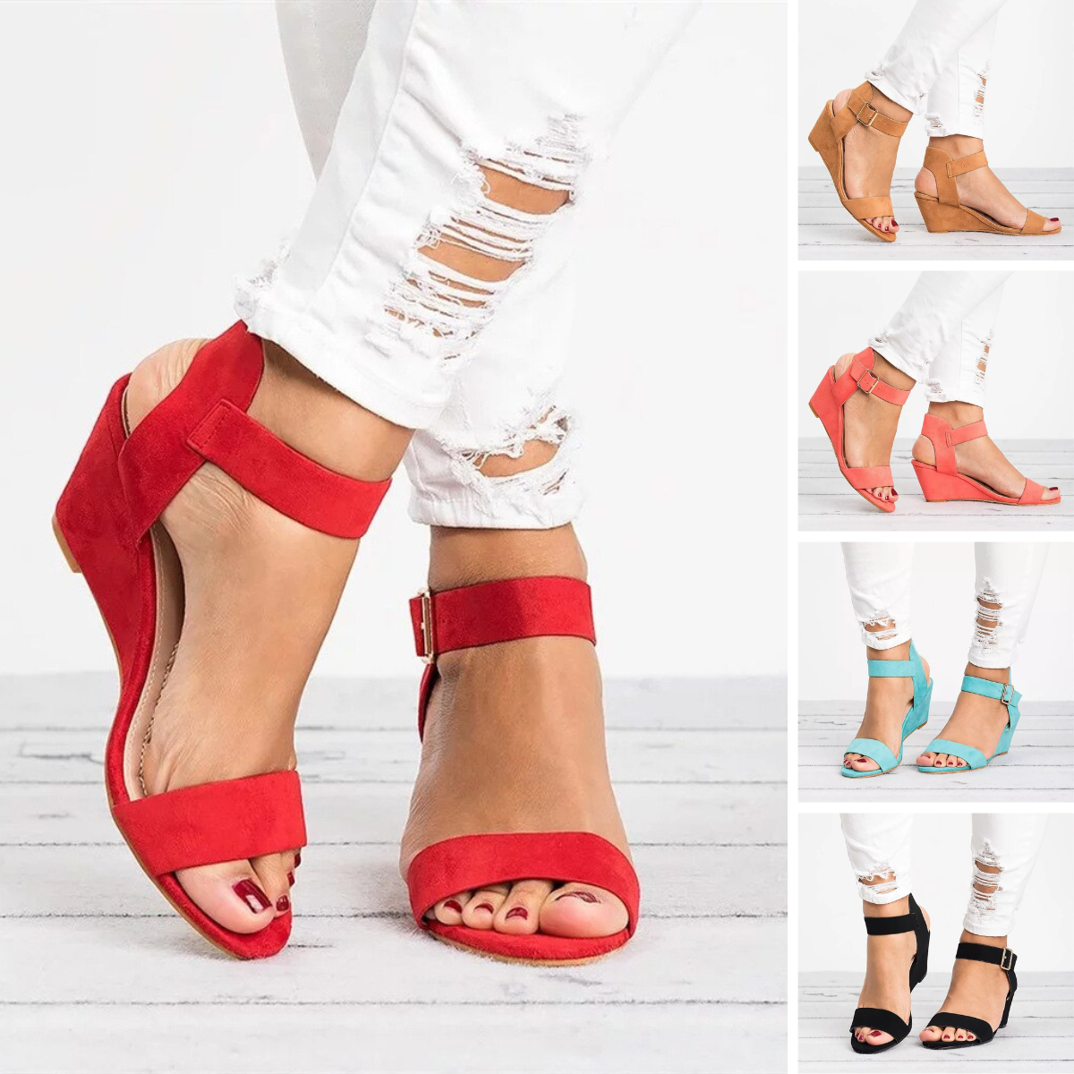 Damensandalen mit Absatz - bequem und stilvoll