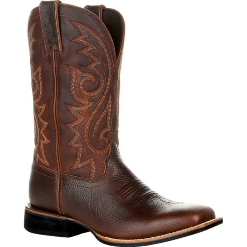 Herren Schwarze Western Cowboystiefel - Zeitloses Design & Komfort
