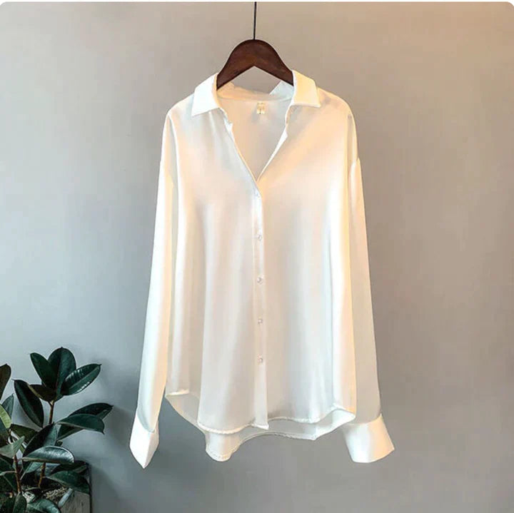 Damen Satinhemd - Eleganter Komfort & Stilvolles Design