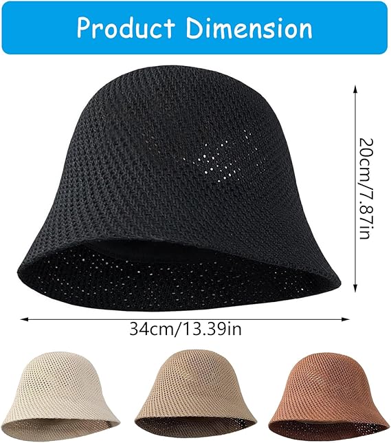 Leichter, atmungsaktiver Damen-Sonnenhut mit UV-Schutz
