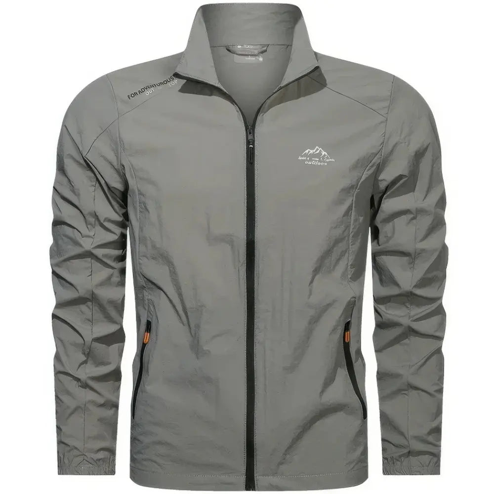 Herren Windjacke Sommerjacke mit Reißverschluss