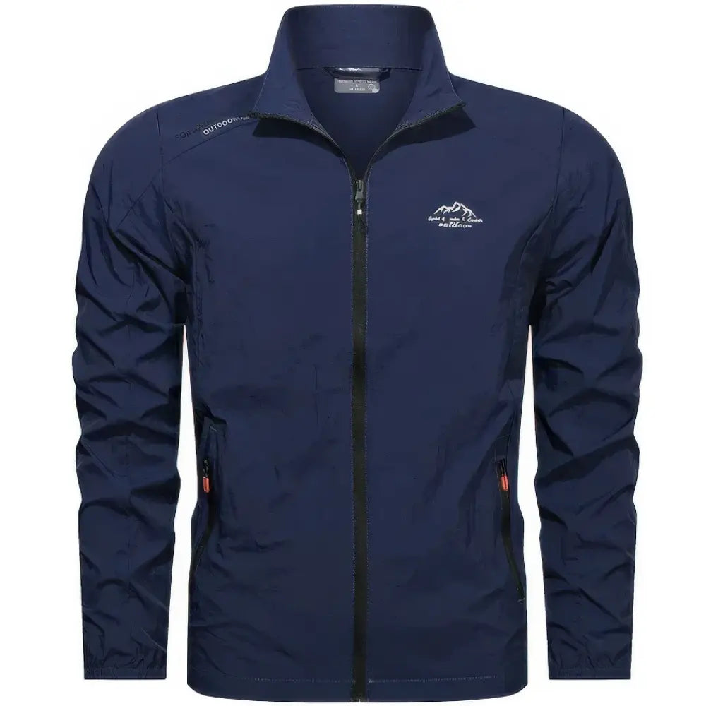Herren Windjacke Sommerjacke mit Reißverschluss