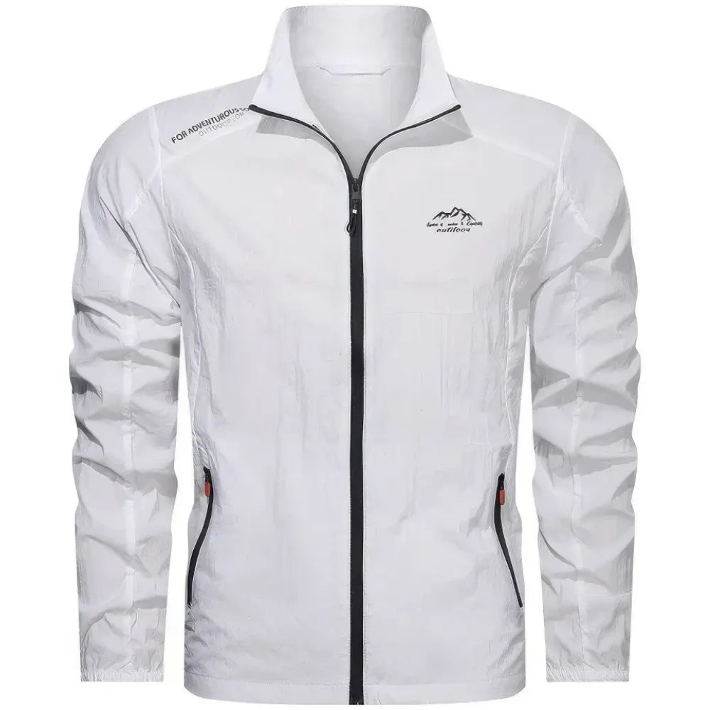 Herren Windjacke Sommerjacke mit Reißverschluss